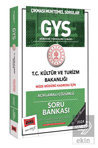 2024 GYS Kültür ve Turizm Bakanlığı Müze Müdürü Ka