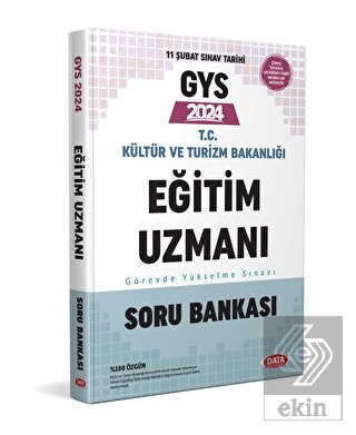 2024 GYS T.C Kültür ve Turizm Bakanlığı Eğitim Uzm