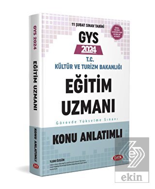 2024 GYS T.C Kültür ve Turizm Bakanlığı Eğitim Uzm