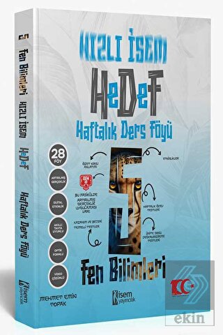 2024 Hızlı Hedef 5. Sınıf Fen Bilimleri Haftalık D