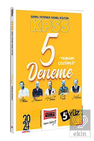 2024 KPSS 5Yüz Ekibi GK-GY Tüm Dersler Tamamı Çözü