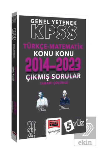 2024 KPSS 5Yüz Genel Yetenek (Türkçe-Matematik) Ta