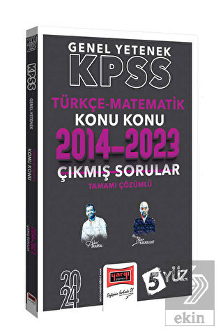 2024 KPSS 5Yüz Genel Yetenek (Türkçe-Matematik) Ta
