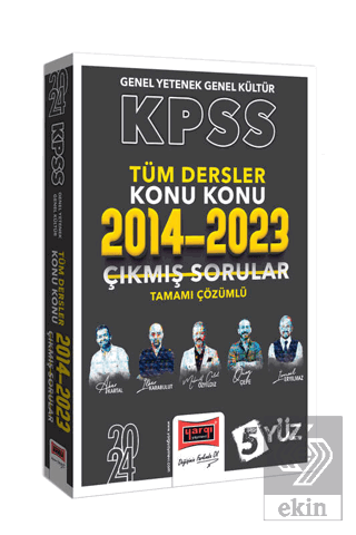 2024 KPSS 5Yüz GK-GY Tüm Dersler Tamamı Çözümlü So