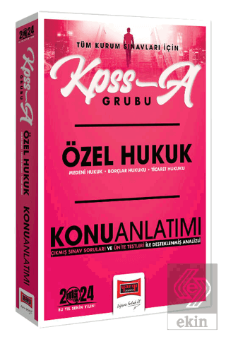 2024 KPSS A Grubu ve Tüm Kurum Sınavları İçin Özel