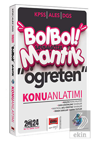 2024 KPSS ALES DGS Bol Bol Öğreten Sayısal Sözel M