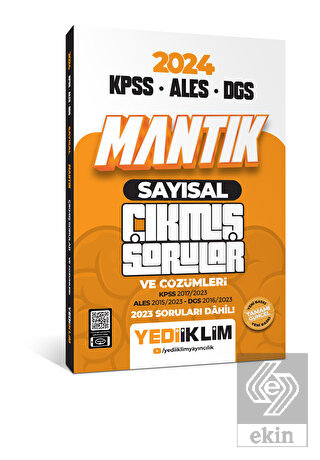 2024 KPSS ALES DGS Sayısal Mantık Tamamı Çözümlü Ç