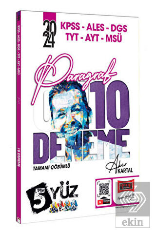 2024 KPSS ALES DGS TYT AYT MSÜ 5Yüz Paragraf 10 De
