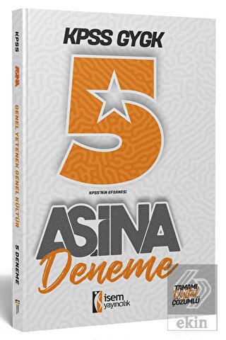 2024 KPSS Aşina Genel Yetenek Genel Kültür Tamamı