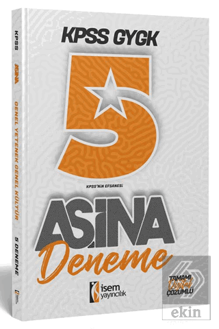 2024 KPSS Aşina Genel Yetenek Genel Kültür Tamamı