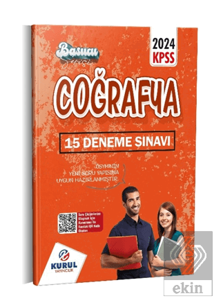 2024 KPSS Başucu Serisi Coğrafya Çözümlü 15 Deneme