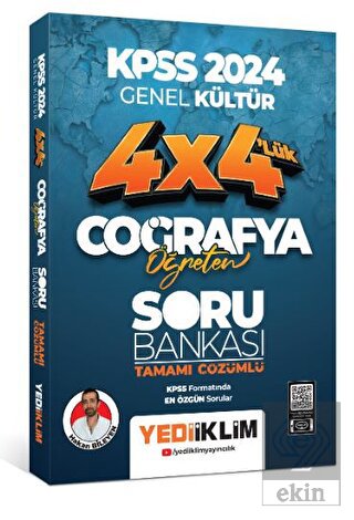 2024 KPSS Coğrafya Öğreten 4*4 Tamamı Çözümlü Soru