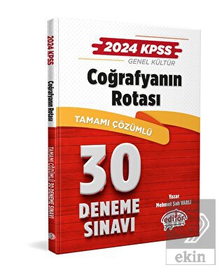 2024 KPSS Coğrafyanın Rotası Tamamı Çözümlü 30 Den