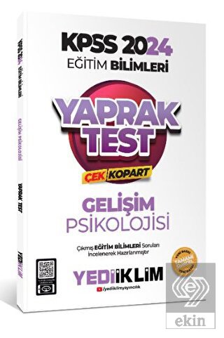 2024 KPSS Eğitim Bilimleri Gelişim Psikolojisi Çek