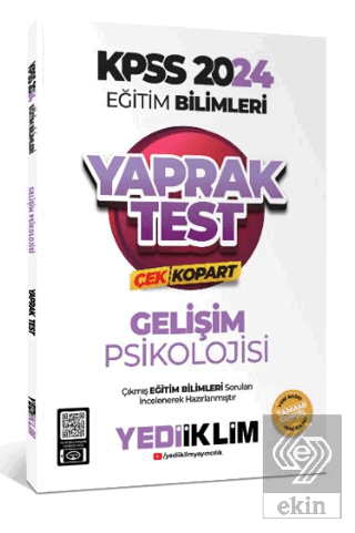 2024 KPSS Eğitim Bilimleri Gelişim Psikolojisi Çek