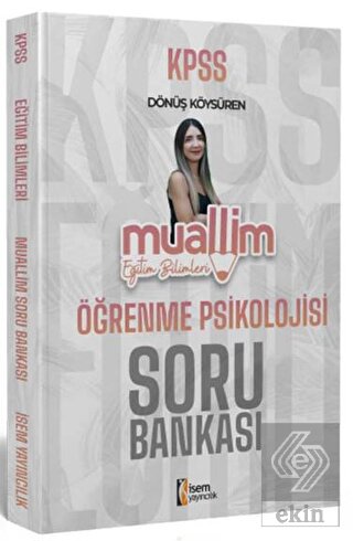 2024 KPSS Eğitim Bilimleri Muallim Öğrenme Psikolo