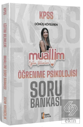 2024 KPSS Eğitim Bilimleri Muallim Öğrenme Psikolo