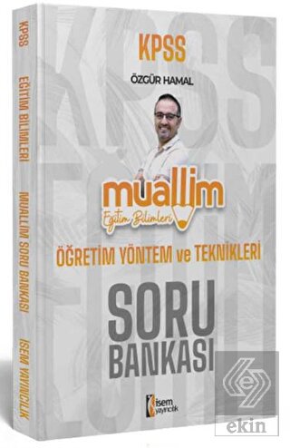 2024 KPSS Eğitim Bilimleri Muallim Öğretim Yöntem