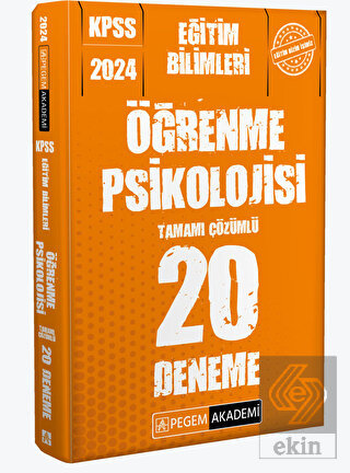 2024 KPSS Eğitim Bilimleri Öğrenme Psikolojisi 20