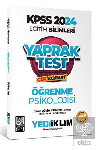 2024 KPSS Eğitim Bilimleri Öğrenme Psikolojisi Çek