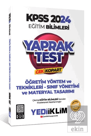 2024 KPSS Eğitim Bilimleri Öğretim Yöntem ve Tekni