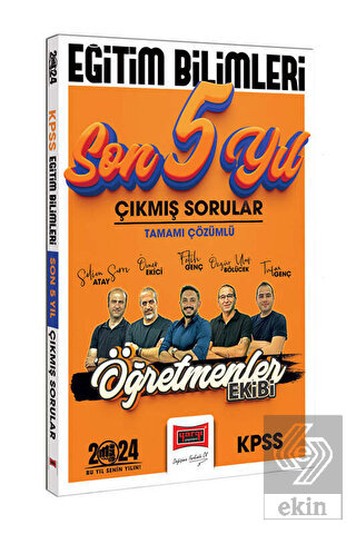 2024 KPSS Eğitim Bilimleri Öğretmenler Ekibi Tamam