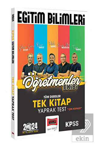 2024 KPSS Eğitim Bilimleri Öğretmenler Ekibi Tek K