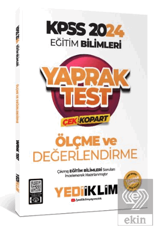 2024 KPSS Eğitim Bilimleri Ölçe ve Değerlendirme Ç