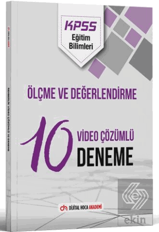 2024 KPSS Eğitim Bilimleri Ölçme ve Değerlendirme Çözümlü 10 Deneme
