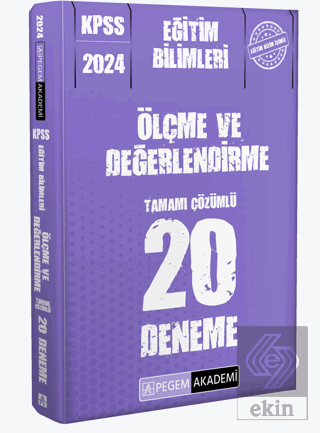 2024 KPSS Eğitim Bilimleri Ölçme ve Değerlendirme