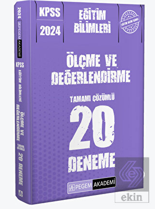 2024 KPSS Eğitim Bilimleri Ölçme ve Değerlendirme