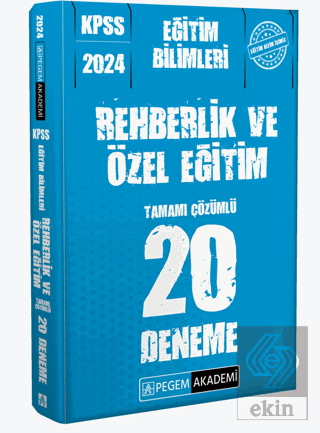2024 KPSS Eğitim Bilimleri Rehberlik ve Özel Eğiti