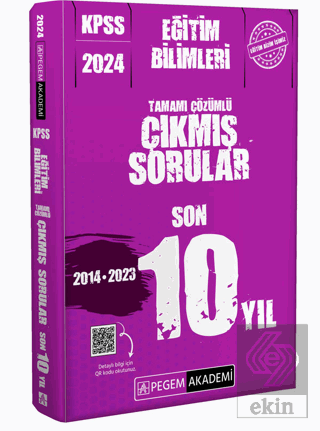2024 KPSS Eğitim Bilimleri Tamamı Çözümlü Çıkmış S