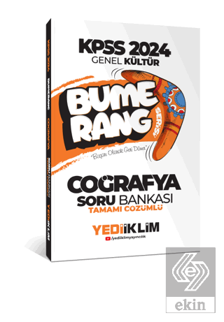2024 KPSS Genel Kültür Bumerang Coğrafya Tamamı Çö