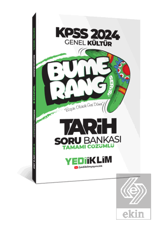 2024 KPSS Genel Kültür Bumerang Tarih Tamamı Çözüm