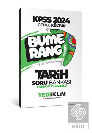 2024 KPSS Genel Kültür Bumerang Tarih Tamamı Çözüm