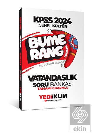 2024 KPSS Genel Kültür Bumerang Vatandaşlık Tamamı