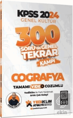 2024 KPSS Genel Kültür Coğrafya 300 Soruda Tamamı Video Çözümlü Genel Tekrar Kampı