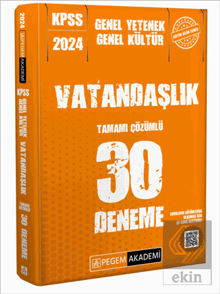 2024 KPSS Genel Kültür Genel Yetenek Vatandaşlık 3