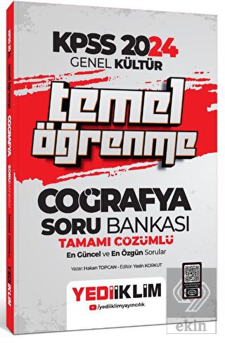 2024 KPSS Genel Kültür Temel Öğrenme Coğrafya Tama