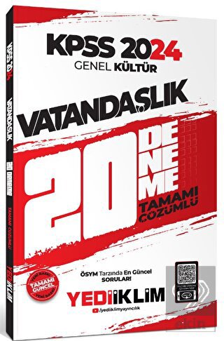 2024 KPSS Genel Kültür Vatandaşlık Tamamı Çözümlü