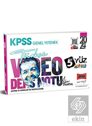 2024 KPSS Genel Yetenek 5Yüz Türkçe Video Ders Not