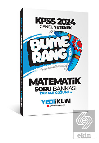 2024 KPSS Genel Yetenek Bumerang Matematik Tamamı