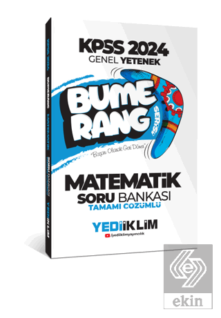 2024 KPSS Genel Yetenek Bumerang Matematik Tamamı