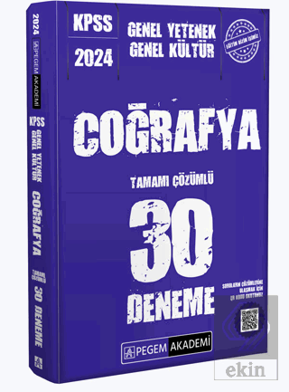 2024 KPSS Genel Yetenek Genel Kültür Coğrafya 30 D