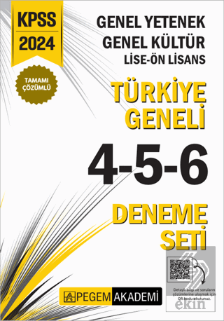 2024 KPSS Genel Yetenek Genel Kültür Lise-Ön Lisans Tamamı Çözümlü Tür