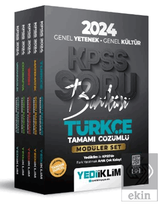2024 KPSS Genel Yetenek Genel Kültür Modüler Set S