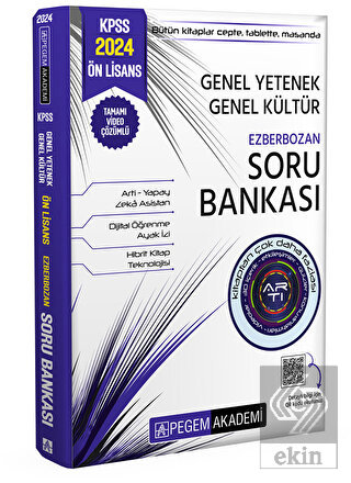 2024 KPSS Genel Yetenek Genel Kültür Ön Lisans Ezb