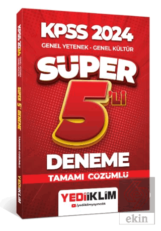 2024 KPSS Genel Yetenek - Genel Kültür Tamamı Çözü