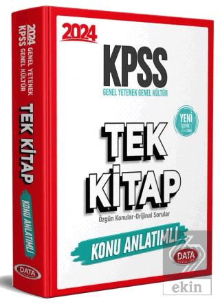 2024 KPSS Genel Yetenek - Genel Kültür Tek Kitap K